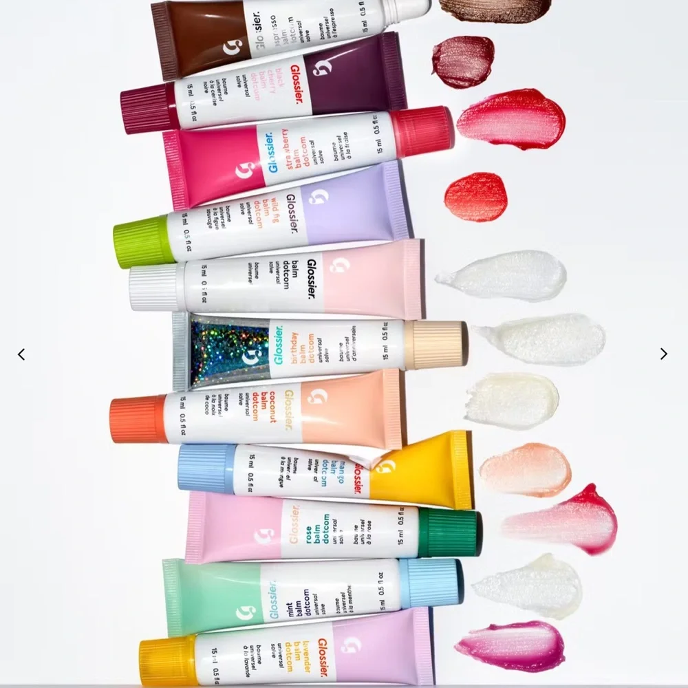 Glossier Pink Lip Treatment Balm‎ Dotcom Nourishing lip balm  NEW